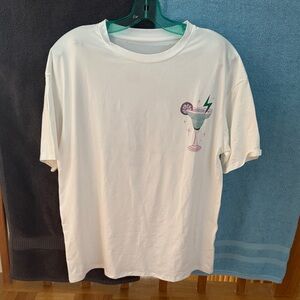 White Cocktail Graphic Tee